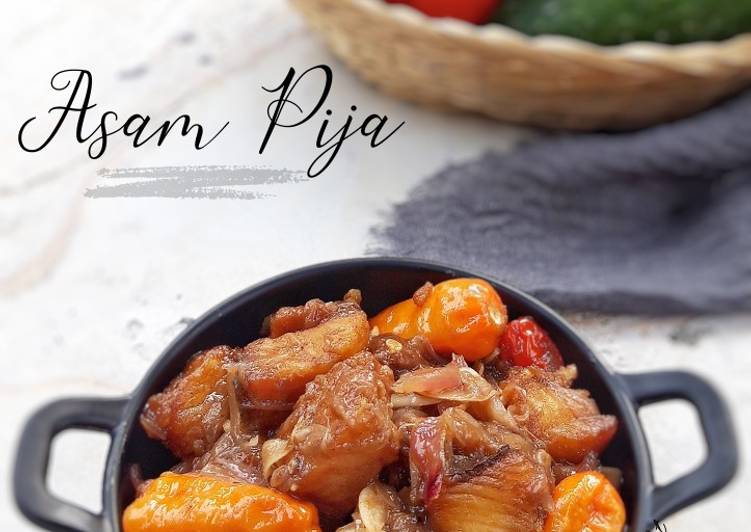 Resep (4.4) Asam Pija | Cara Bikin (4.4) Asam Pija Yang Bisa Manjain Lidah