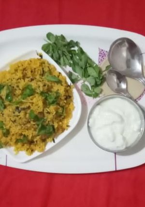 गार्लिक मेथी पुलाव (Garlic methi pulao recipe in hindi) रेसिपी मुख्य फोटो