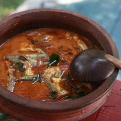A picture of Nepali fish curry.