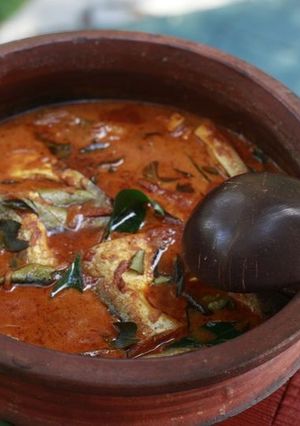 A picture of Nepali fish curry.