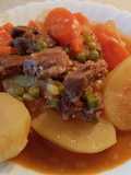 Patatas guisadas con Corzo en olla express