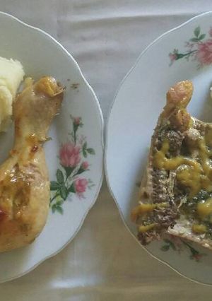 Una foto de Pata-Muslo a la Mostaza