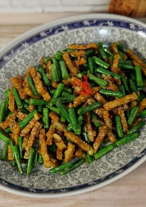 Foto resep Tumis Kacang Panjang Tempe