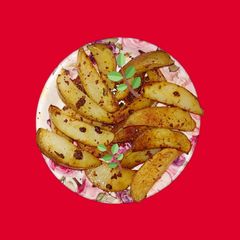 Potato Masala Fries A picture of Potato Masala Fries.