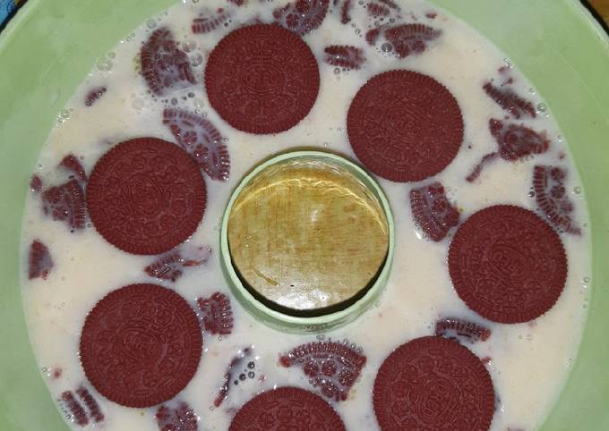 Puding Oreo Red Velvet #dirumahaja