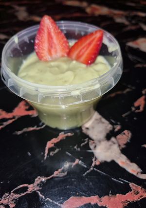 Una foto de Mousse de aguacate
