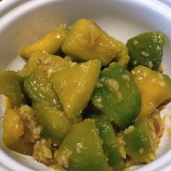 A picture of Pumpkin with Dried Shrimp.