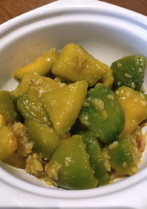 A picture of Pumpkin with Dried Shrimp.
