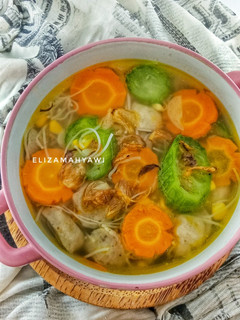 Foto resep Sayur bening oyong wortel