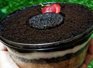 Foto resep Oreo & kong guan biscuits dessert box (no mixer, no oven)