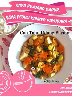 Foto resep Cah Tahu Udang Bayam
