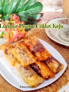 Foto resep Lumpia Pisang Coklat Keju