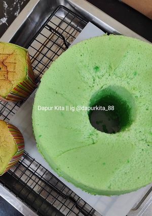 Foto resep Chiffon Pandan Putih Telur