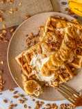 Gofres banana bread