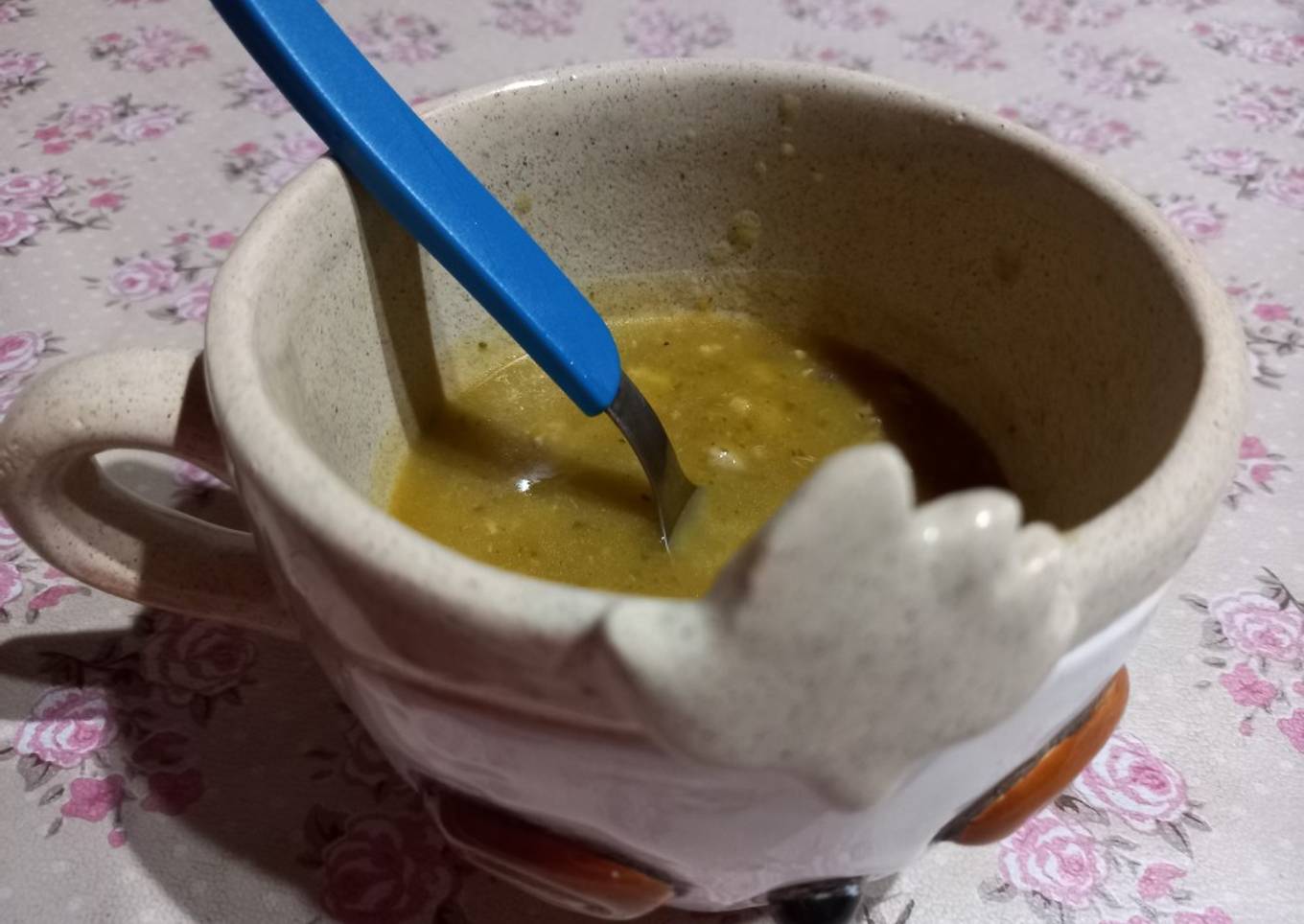 Sopa crema para bebés