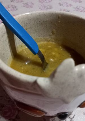 Una foto de Sopa crema para bebés