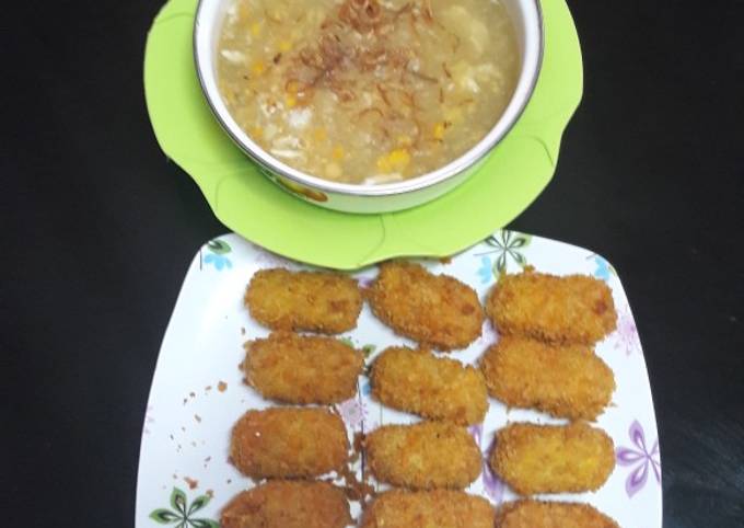 Bagaimana Membuat Sup jagung &amp; rempah tahu Anti Gagal