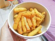 Gambar kentang keju slice