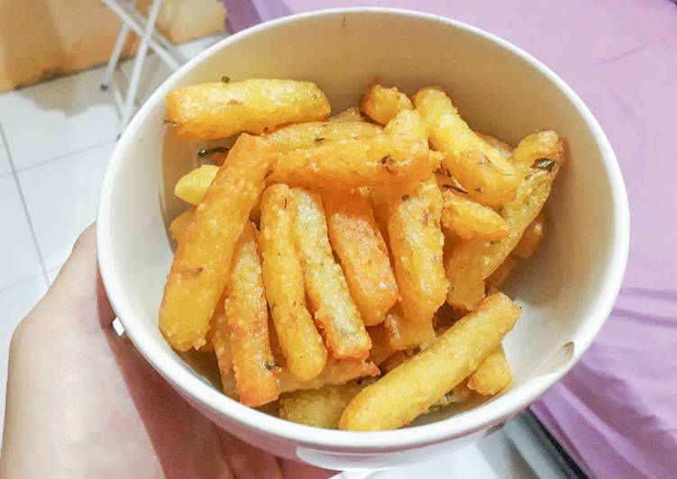 Resep Stik Kentang Keju Crispy Oleh Food Is Mood Cookpad