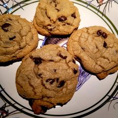 A picture of Chewiest chocolate chip cookies.