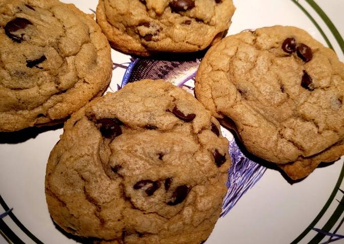 Recipe of Homemade Chewiest chocolate chip cookies