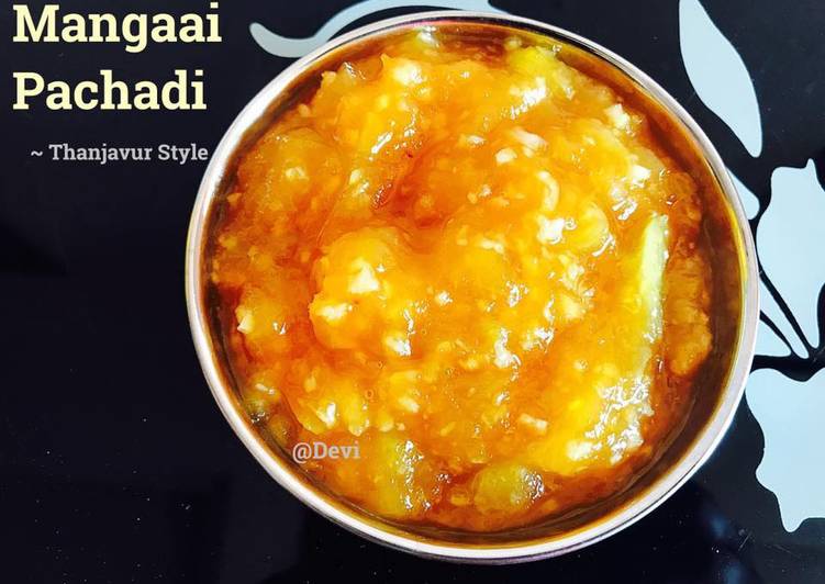 Steps to Make Any-night-of-the-week Mango Pachadi
