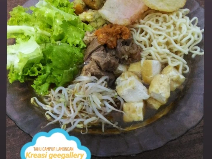 Cara Mudah Membikin Resep 134. Tahu campur lamongan yang Uenak Anti Ribet, Sempurna