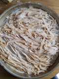 Fideos Caseros con Harina común y Huevos