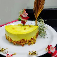 A picture of Homemade Butterscotch Cake.