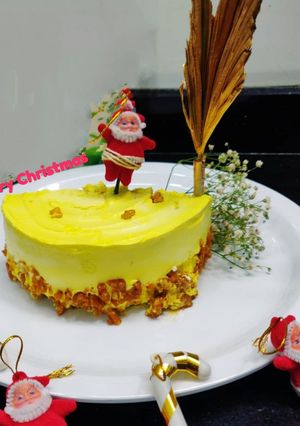 A picture of Homemade Butterscotch Cake.