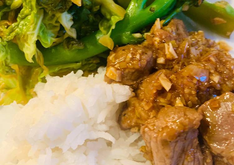 Recipe of Homemade Vietnamese lemongrass beef