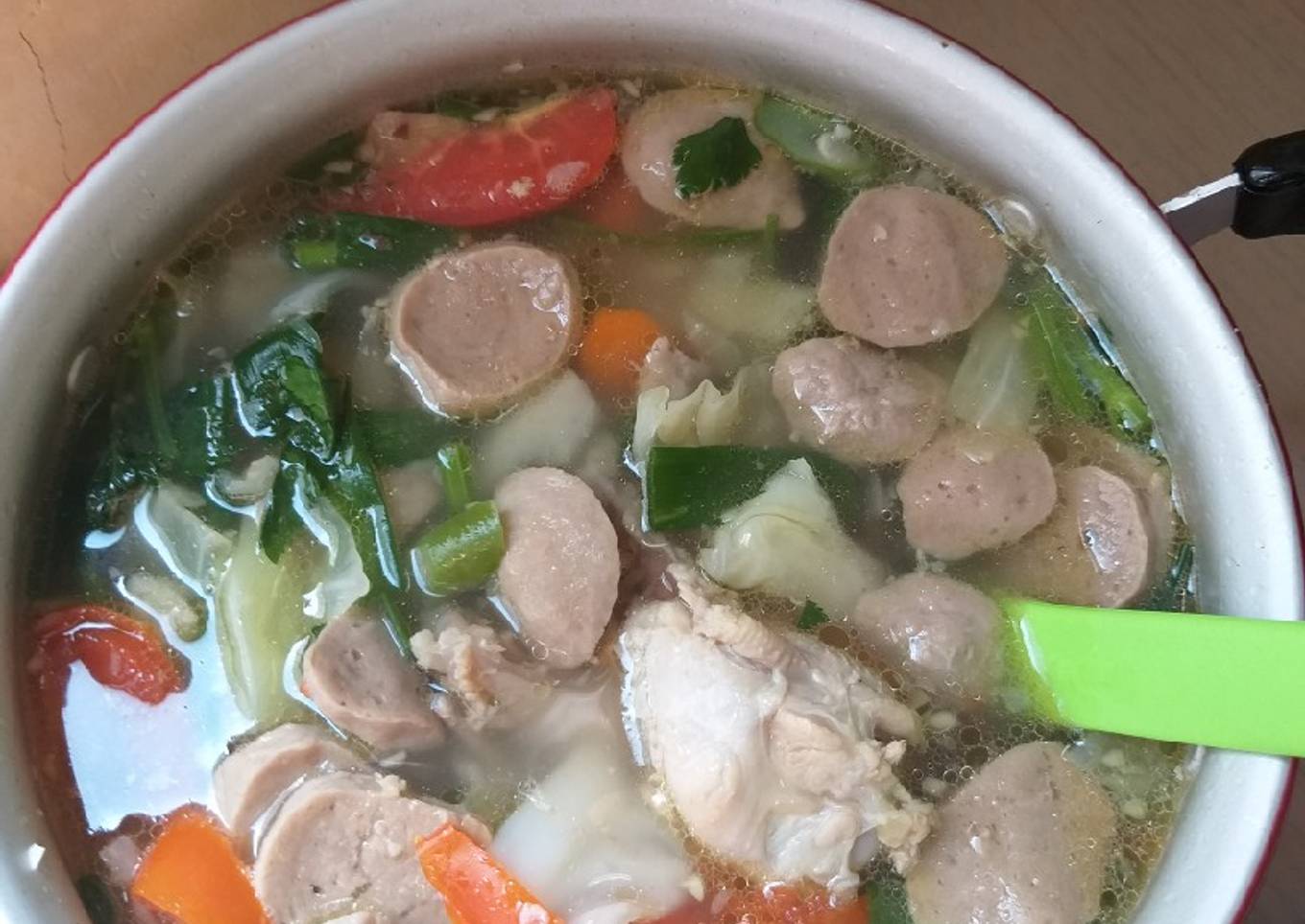 Sop ayam baso