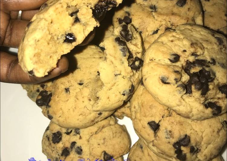 Steps to Prepare Award-winning Cream cheese chocolate chips cookies