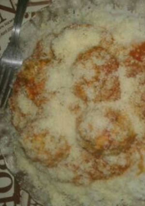 Una foto de Albóndigas de pollo con arroz