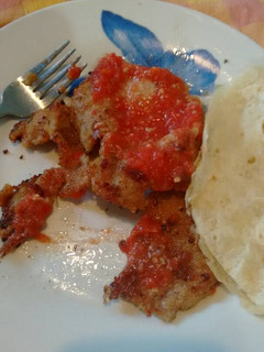 Una foto de Milanesas de cerdo. ॐ