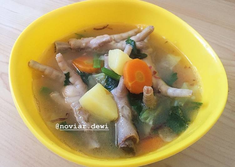 Sop Ceker Ayam
