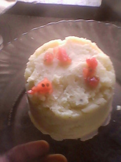 A picture of Garlic mashed potatoes.