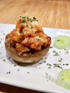 Una foto de Champiñones con Pollo