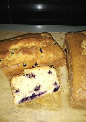 A picture of Blueberry Lemon Loaf.