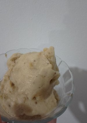 Una foto de Helado de banana