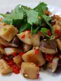 Stir-Fried King Oyster Mushrooms with Chili and Salt (Vegetarian)