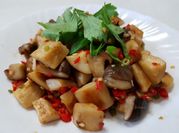 A picture of king oyster mushroom
