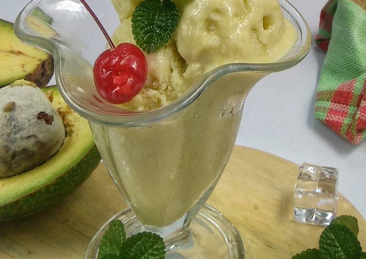 Bagaimana Membuat Ice cream alpukat Anti Gagal