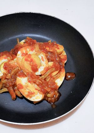 Foto resep Telur Balado Teri (Anak Kos)