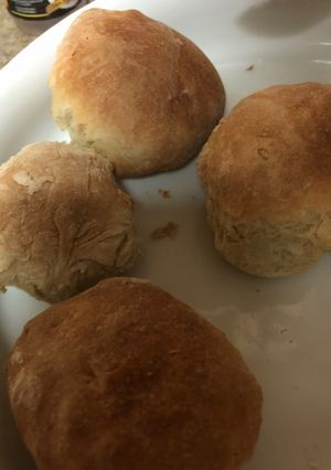 Una foto de Pan de desayuno (Focaccia) hecho en freidora de aire