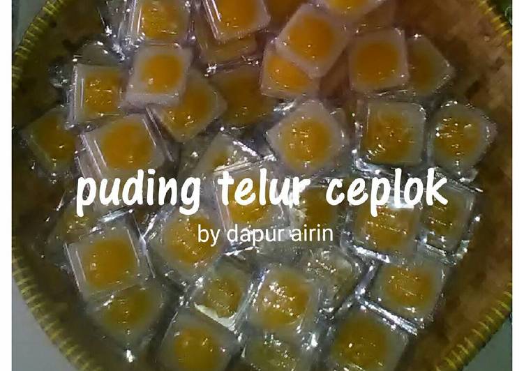 Puding telor ceplok