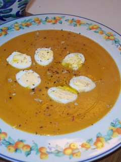Una foto de Crema de calabaza