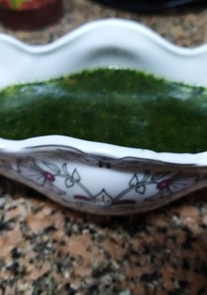 صورة لوصفة ملوخيه خضره