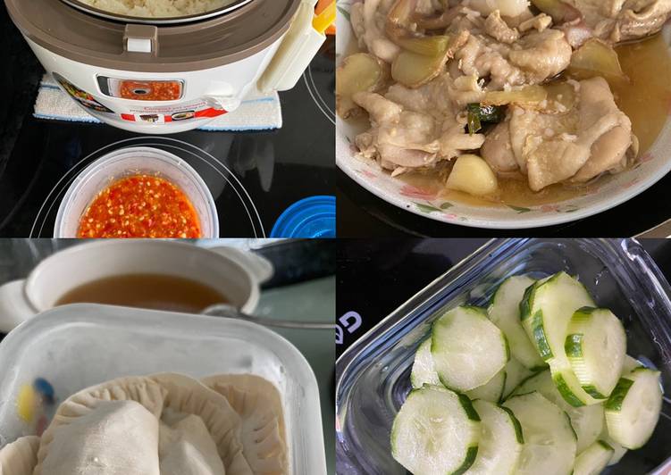 Step-by-Step Guide to Make Super Quick Homemade Chicken rice &amp; dumplings