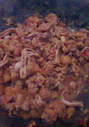 Foto resep Cumi pedas huh mantap~